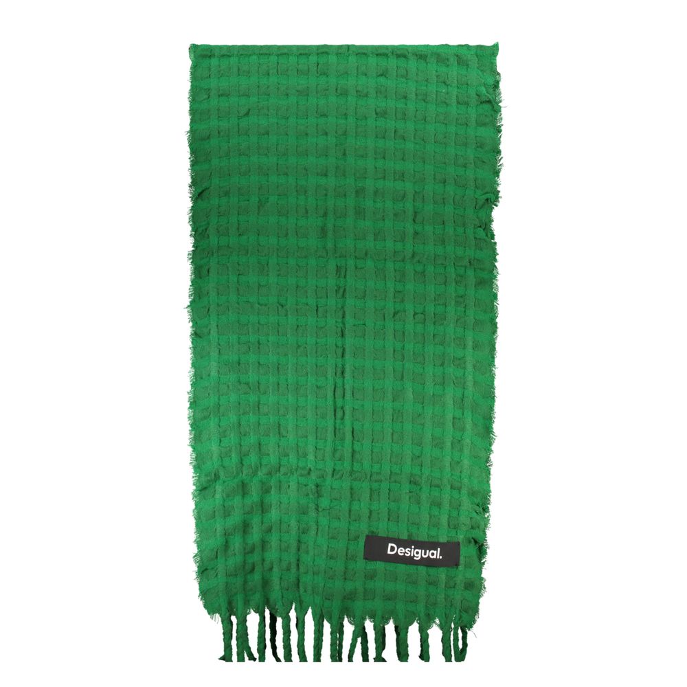 Desigual Green Polyester Scarf - ACCEXO