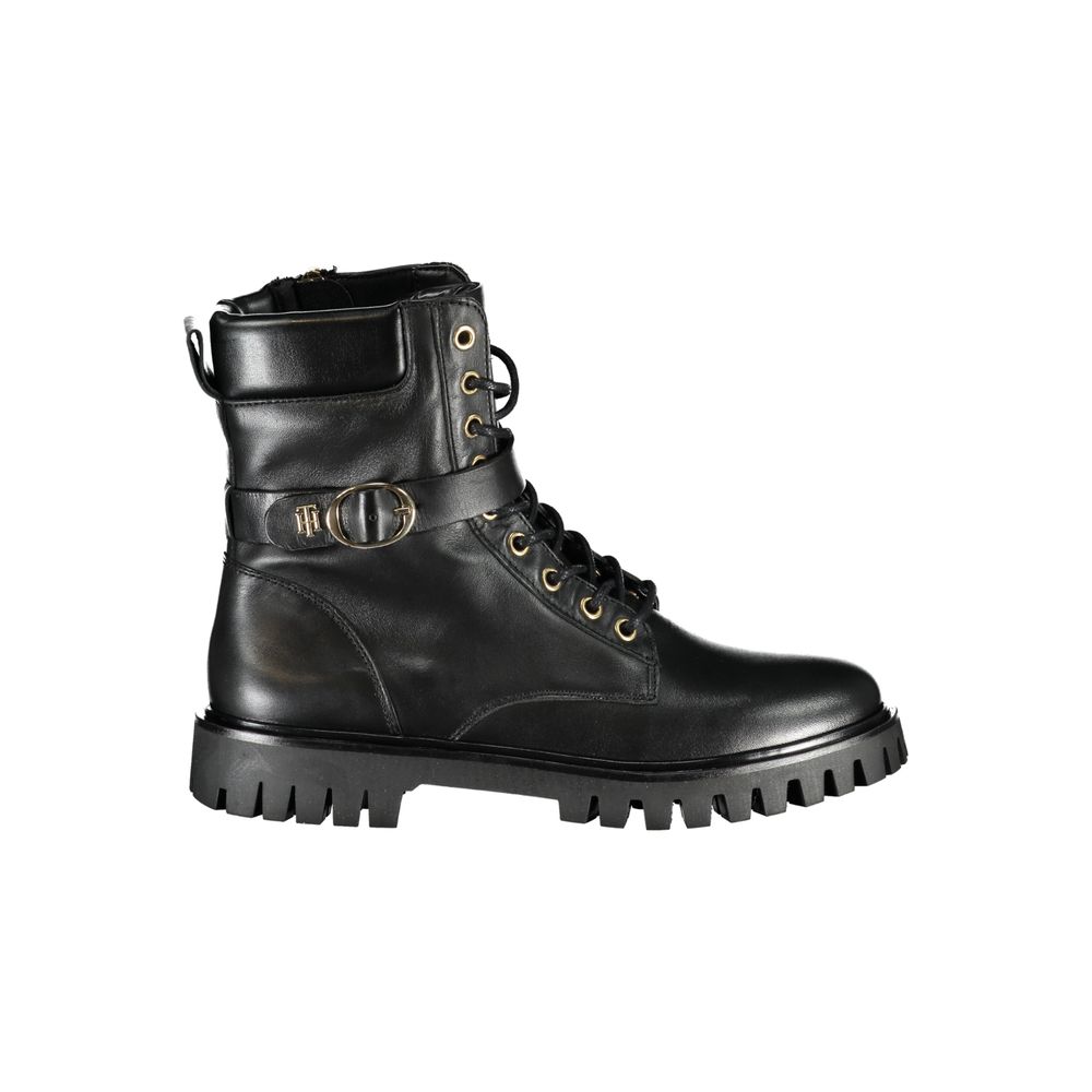 Tommy Hilfiger Black Polyester Boot - ACCEXO