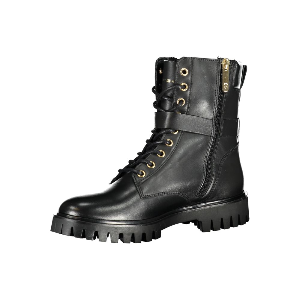 Tommy Hilfiger Black Polyester Boot - ACCEXO