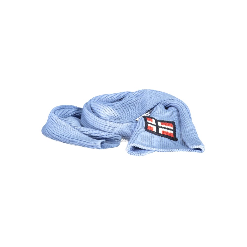Norway 1963 Blue Marabou Scarf - ACCEXO