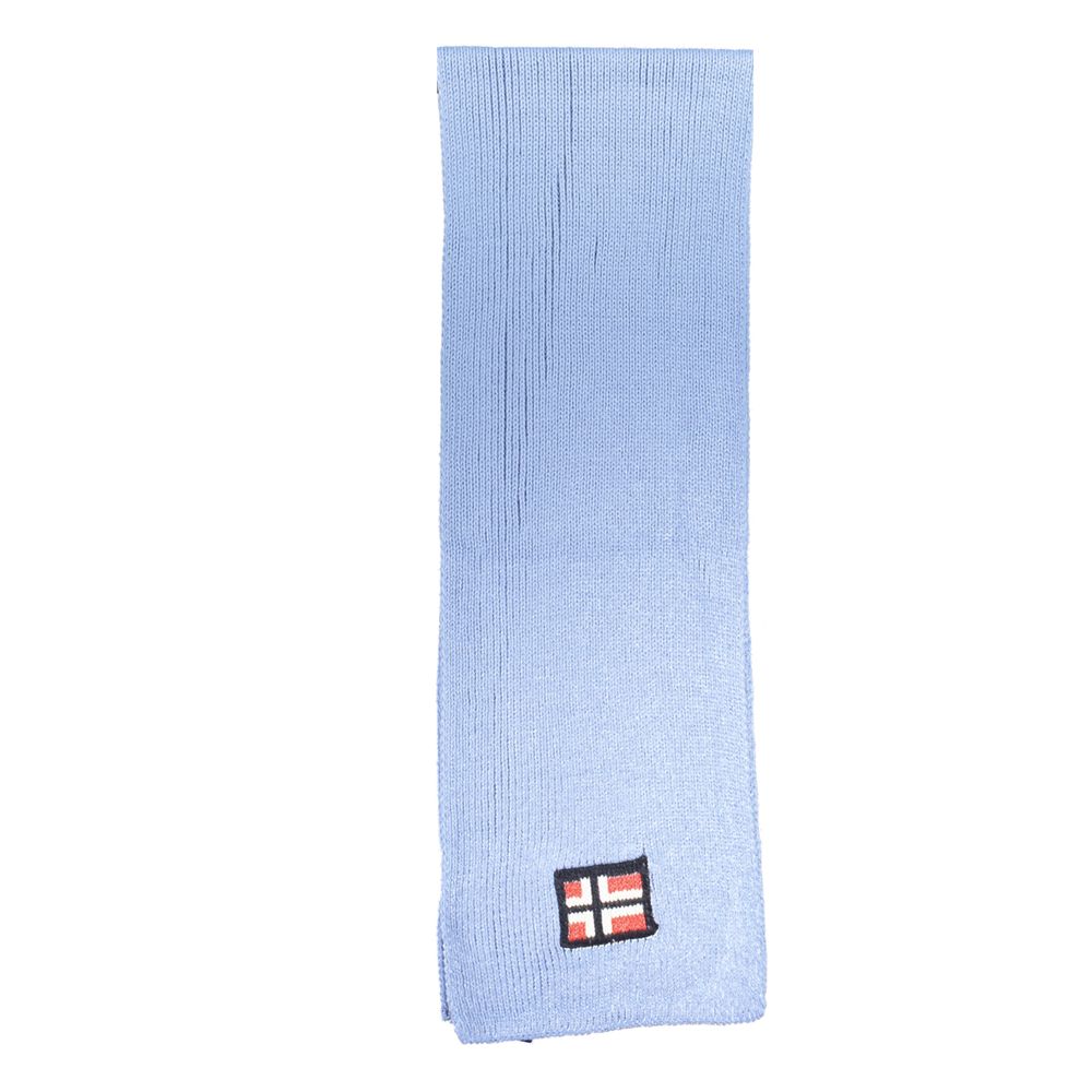Norway 1963 Blue Marabou Scarf - ACCEXO