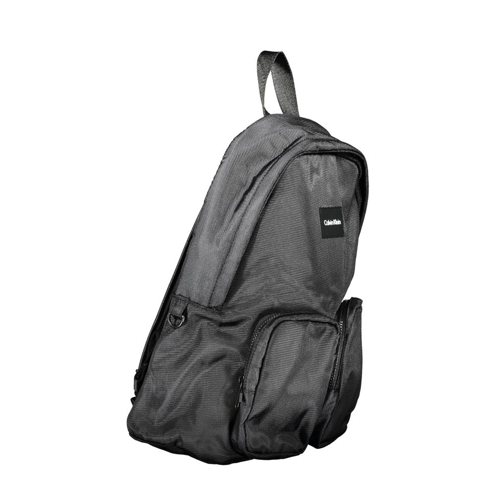 Calvin Klein Black Polyester Backpack - ACCEXO