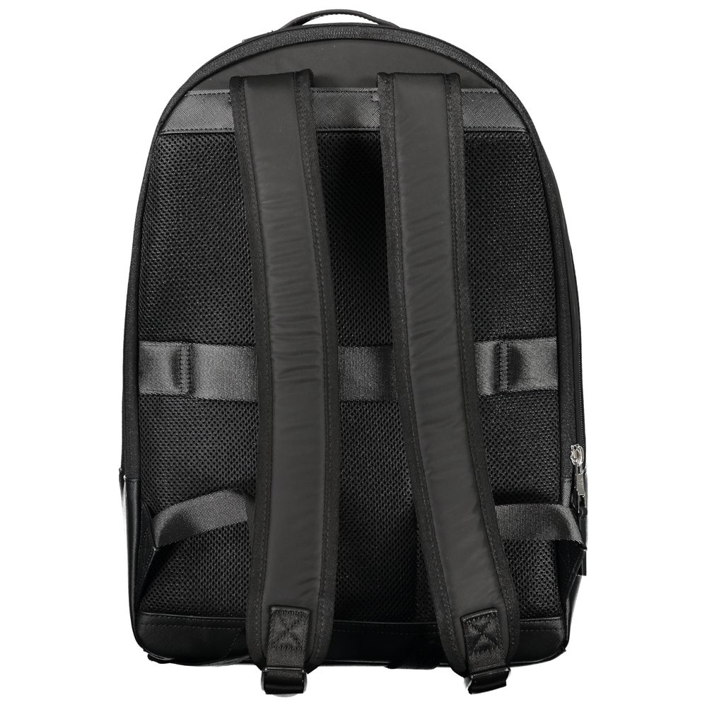 Tommy Hilfiger Black Polyester Backpack - ACCEXO
