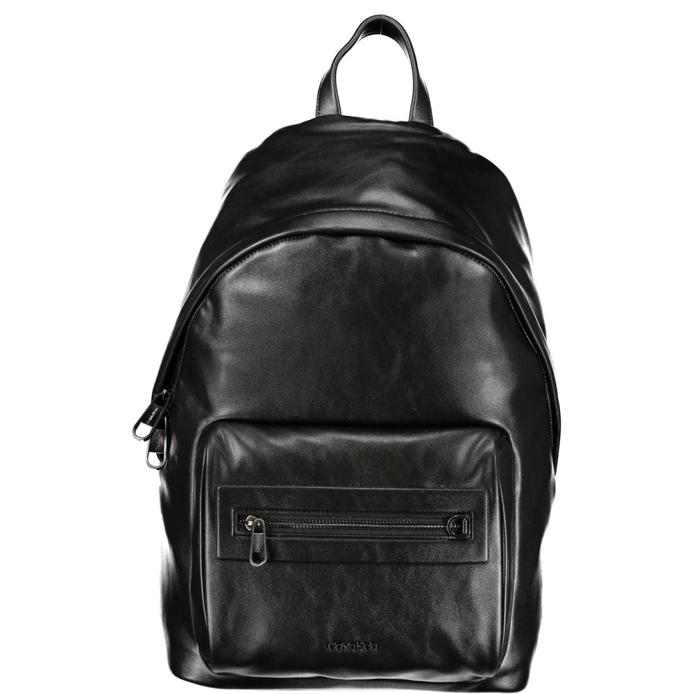 Calvin Klein Black Polyester Backpack - ACCEXO