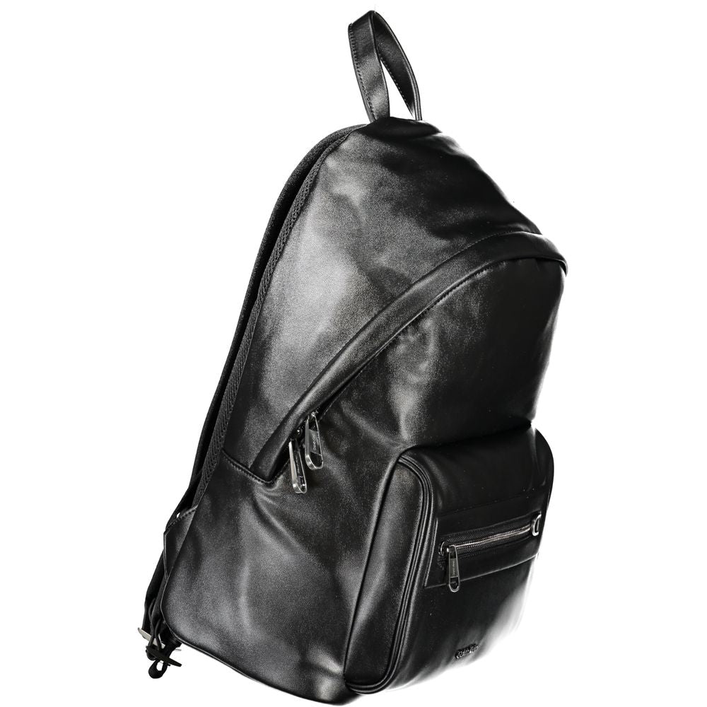 Calvin Klein Black Polyester Backpack - ACCEXO