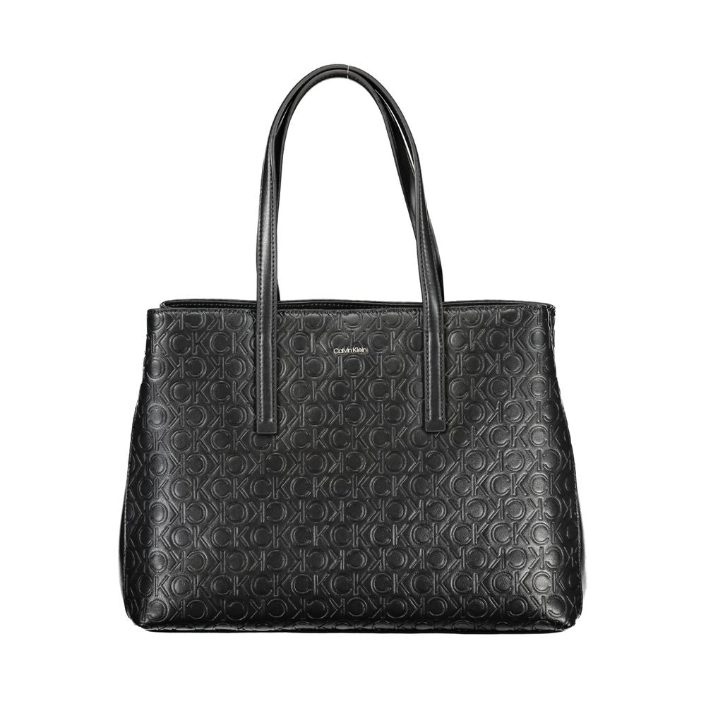 Calvin Klein Black Polyester Handbag - ACCEXO