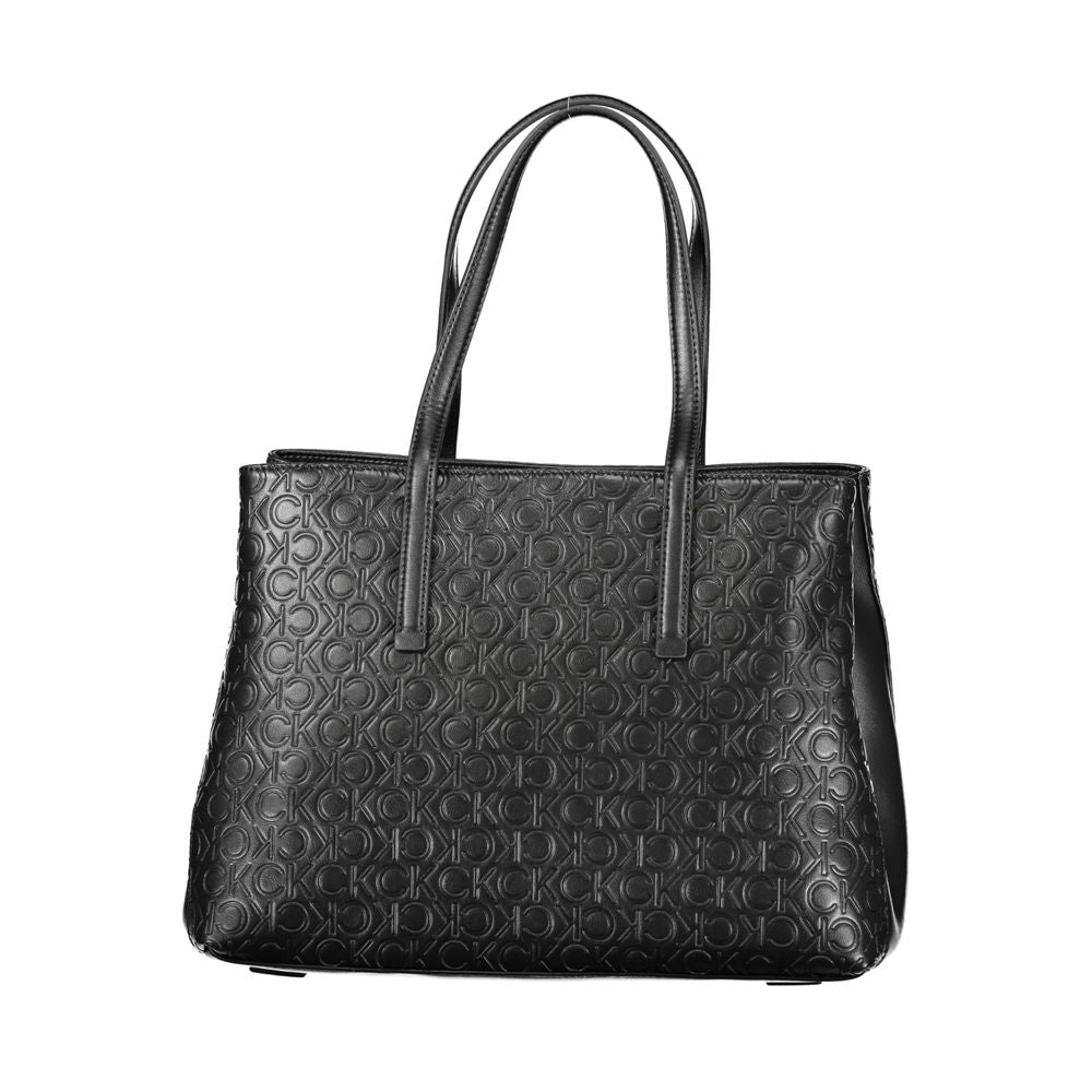 Calvin Klein Black Polyester Handbag - ACCEXO