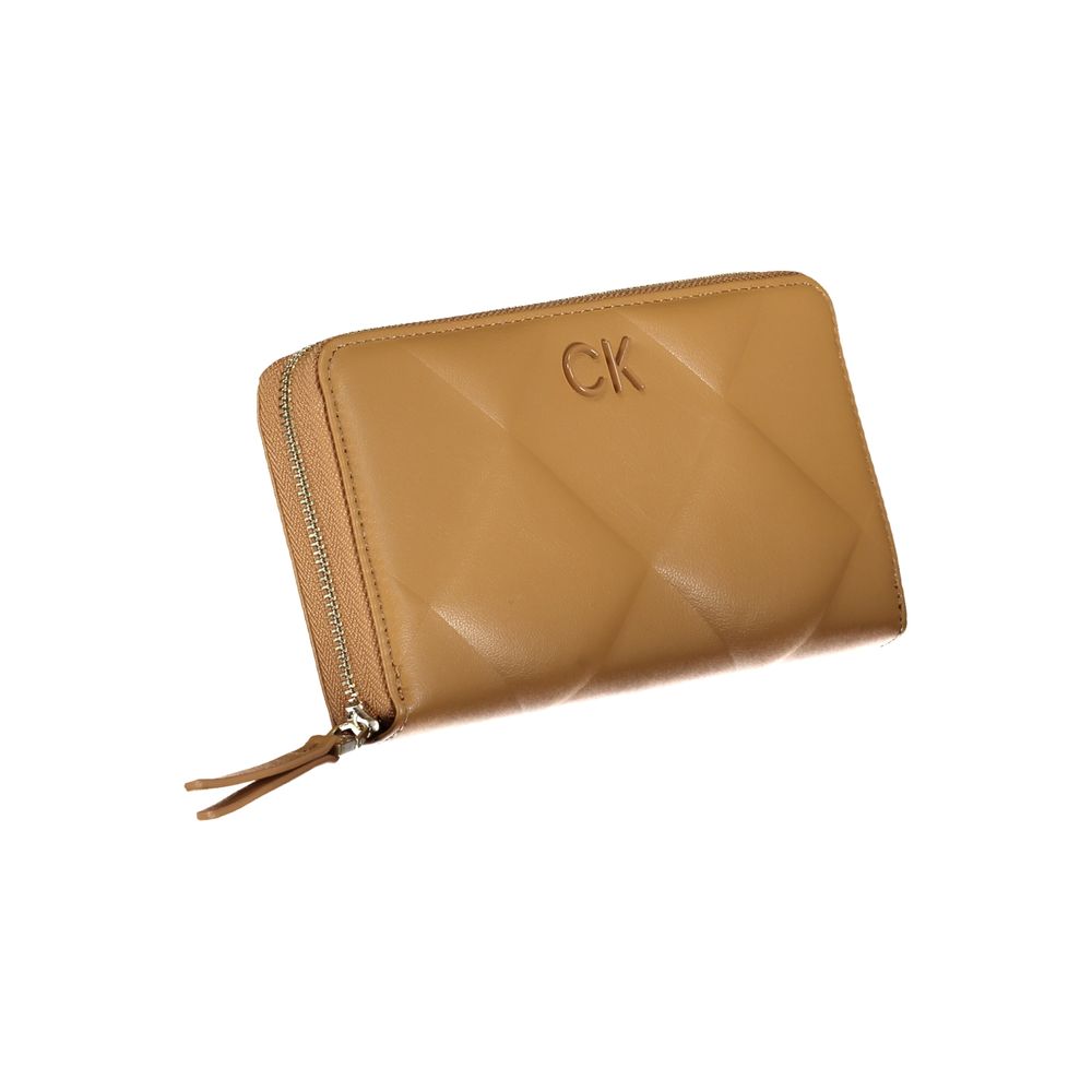 Calvin Klein Brown Polyester Wallet - ACCEXO