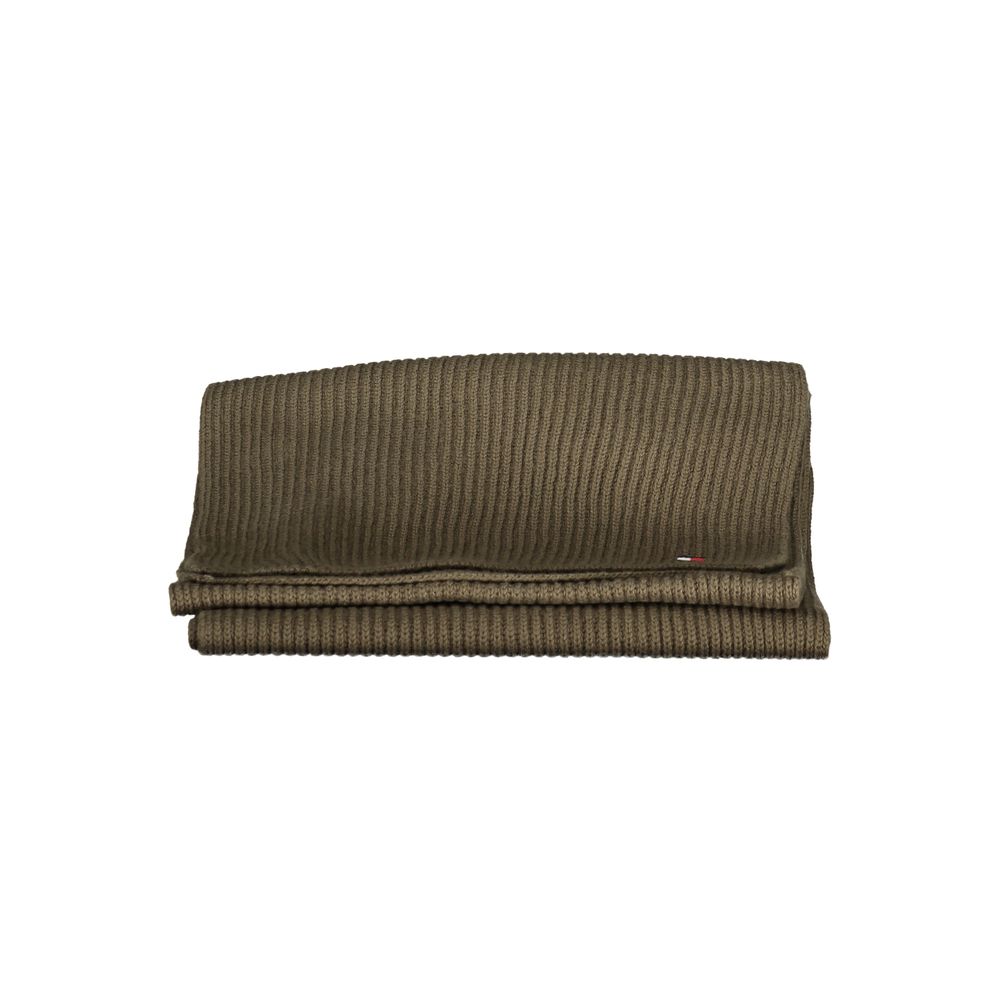 Tommy Hilfiger Green Cotton Scarf - ACCEXO