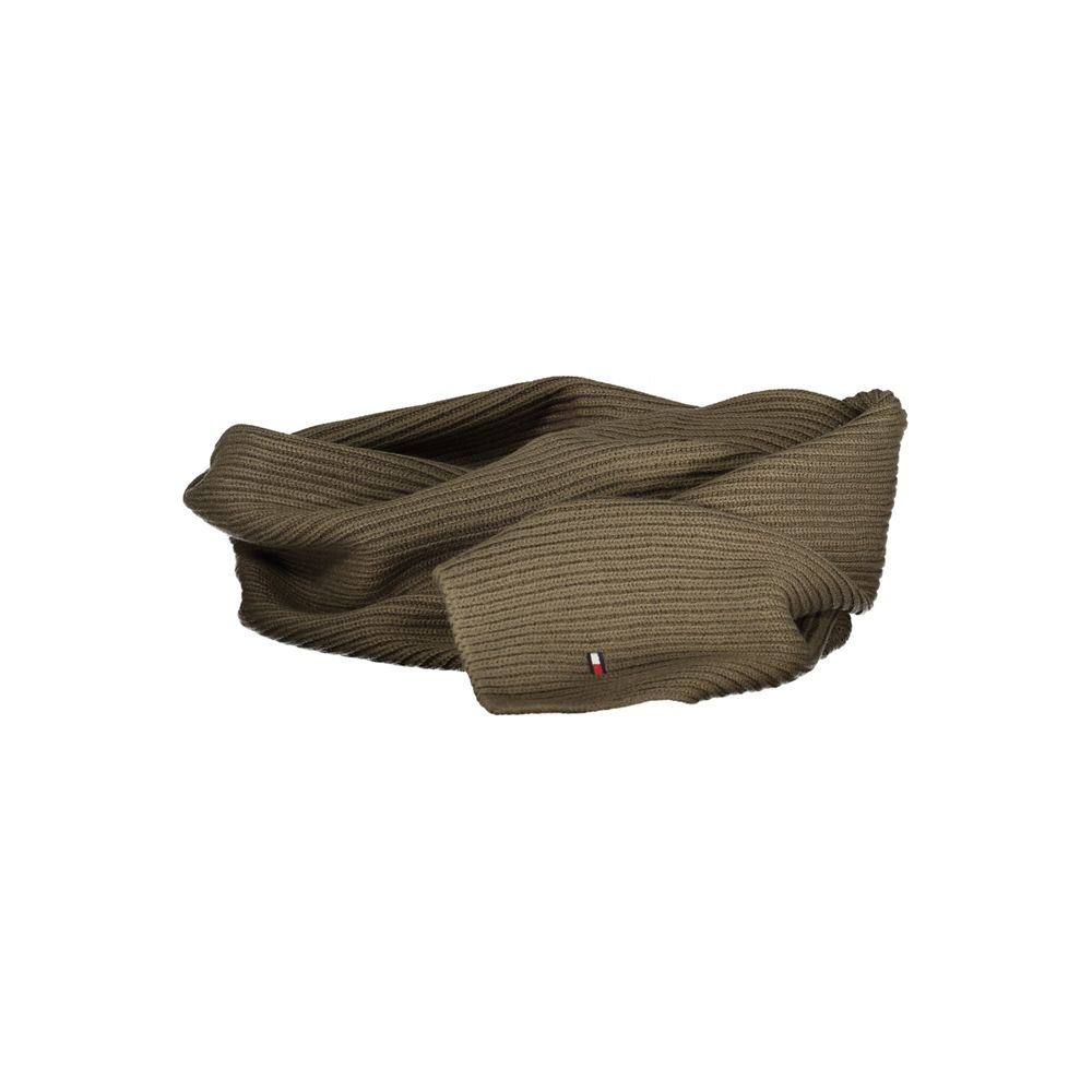 Tommy Hilfiger Green Cotton Scarf - ACCEXO