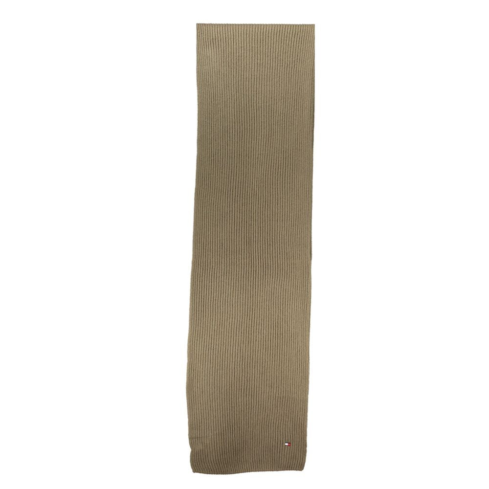 Tommy Hilfiger Green Cotton Scarf - ACCEXO