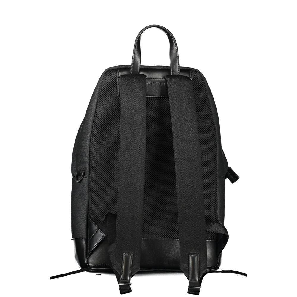 Calvin Klein Black Polyester Backpack - ACCEXO