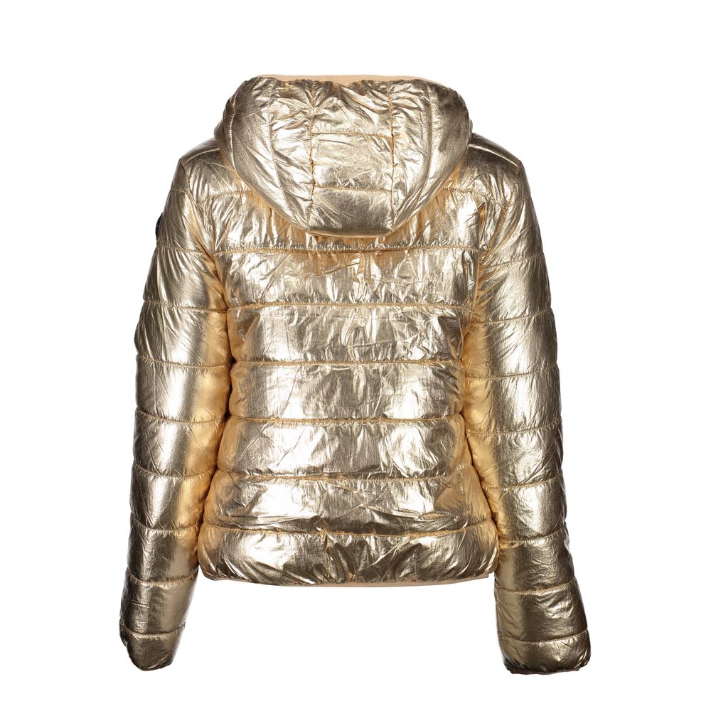 U.S. POLO ASSN. Gold Nylon Jackets & Coat - ACCEXO