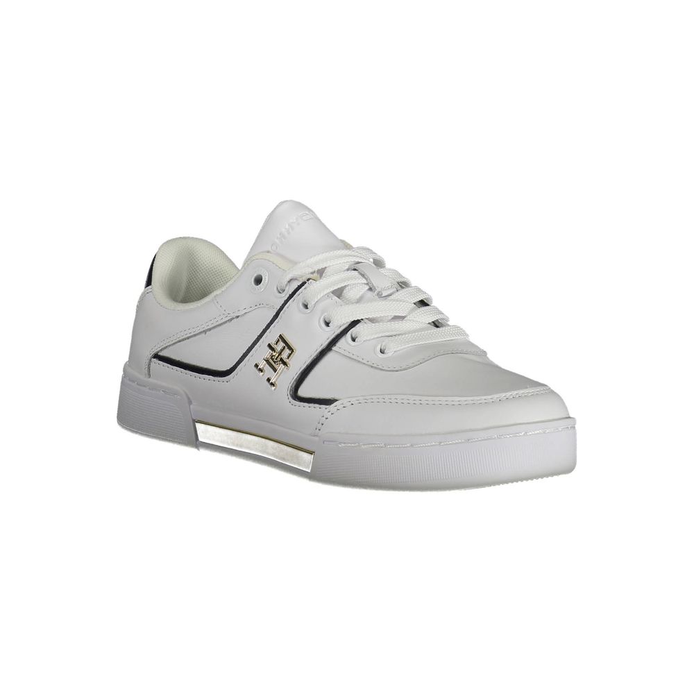 Tommy Hilfiger White Polyester Sneaker - ACCEXO
