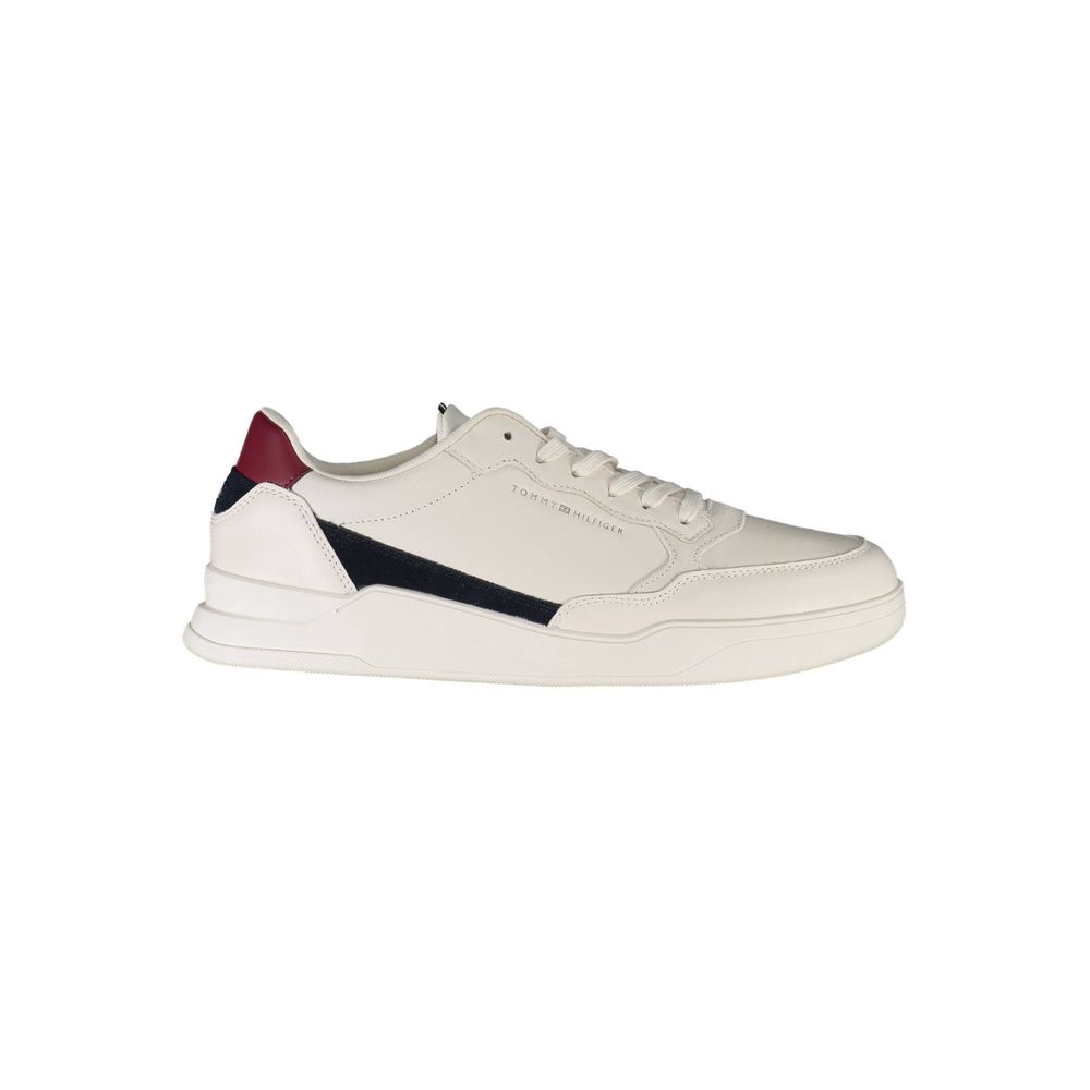 Tommy Hilfiger White Polyester Sneaker - ACCEXO