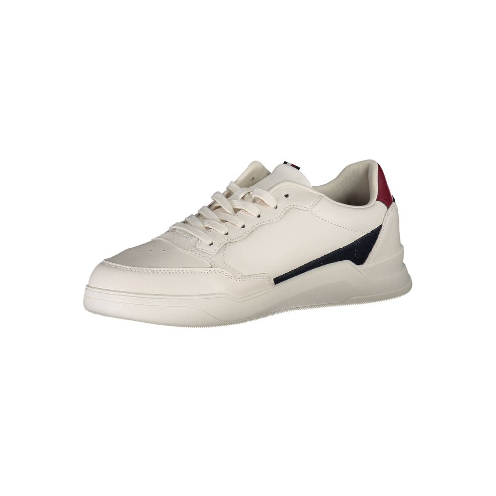 Tommy Hilfiger White Polyester Sneaker - ACCEXO