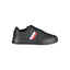 Tommy Hilfiger Black Leather Men's Sneaker