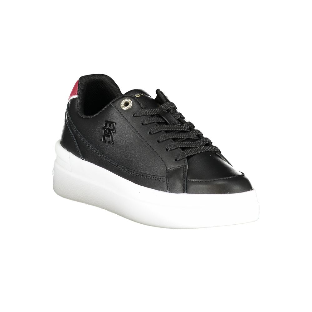 Tommy Hilfiger Black Polyester Sneaker - ACCEXO