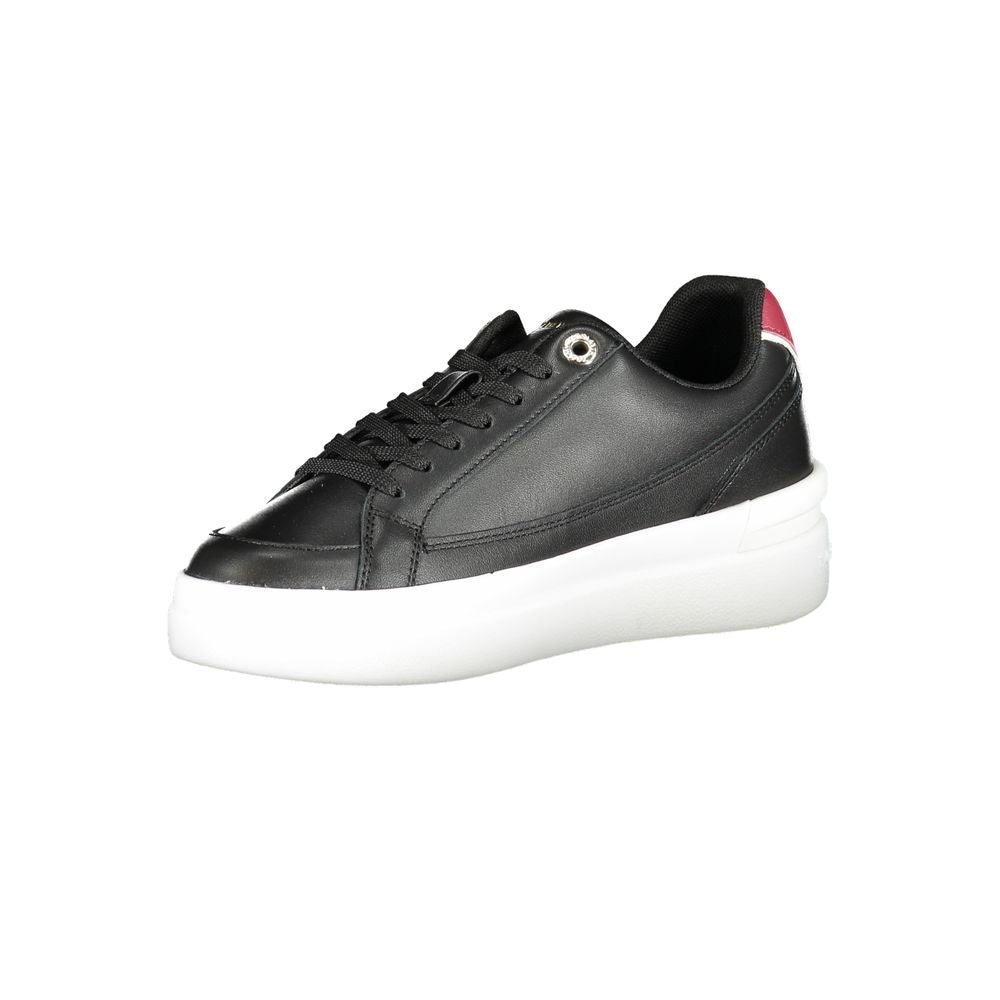 Tommy Hilfiger Black Polyester Sneaker - ACCEXO