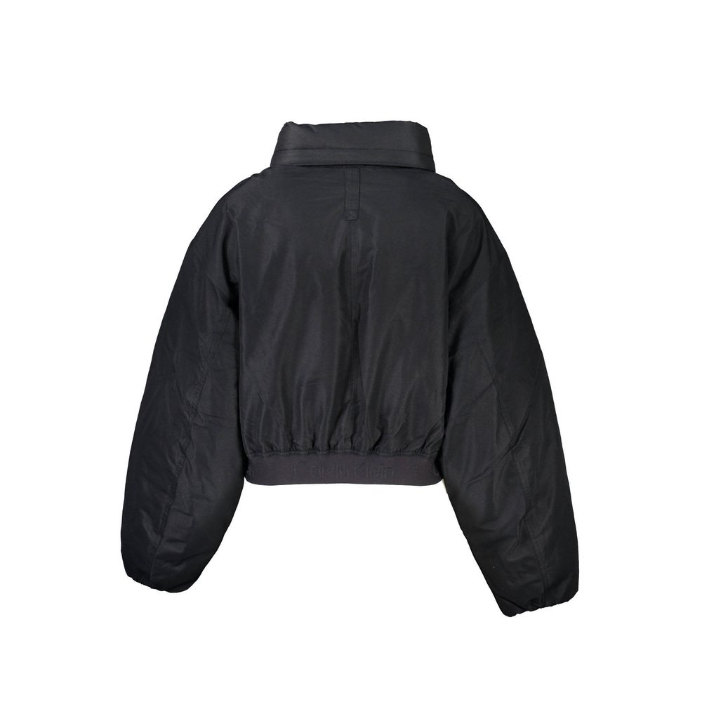 Calvin Klein Black Polyester Jackets & Coat - ACCEXO