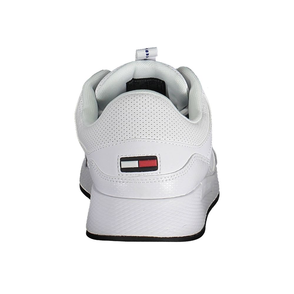 Tommy Hilfiger White Polyester Sneaker - ACCEXO
