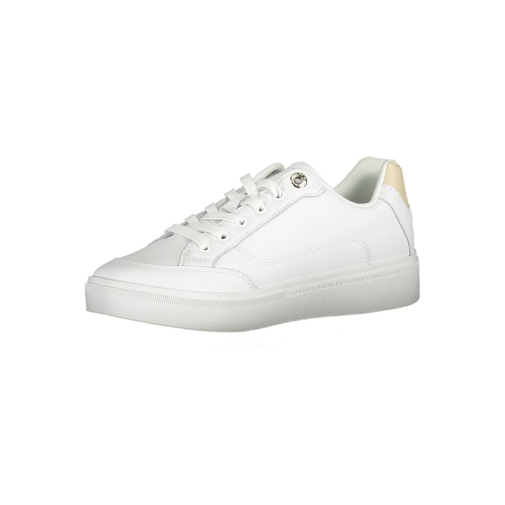 Tommy Hilfiger White Polyester Sneaker - ACCEXO