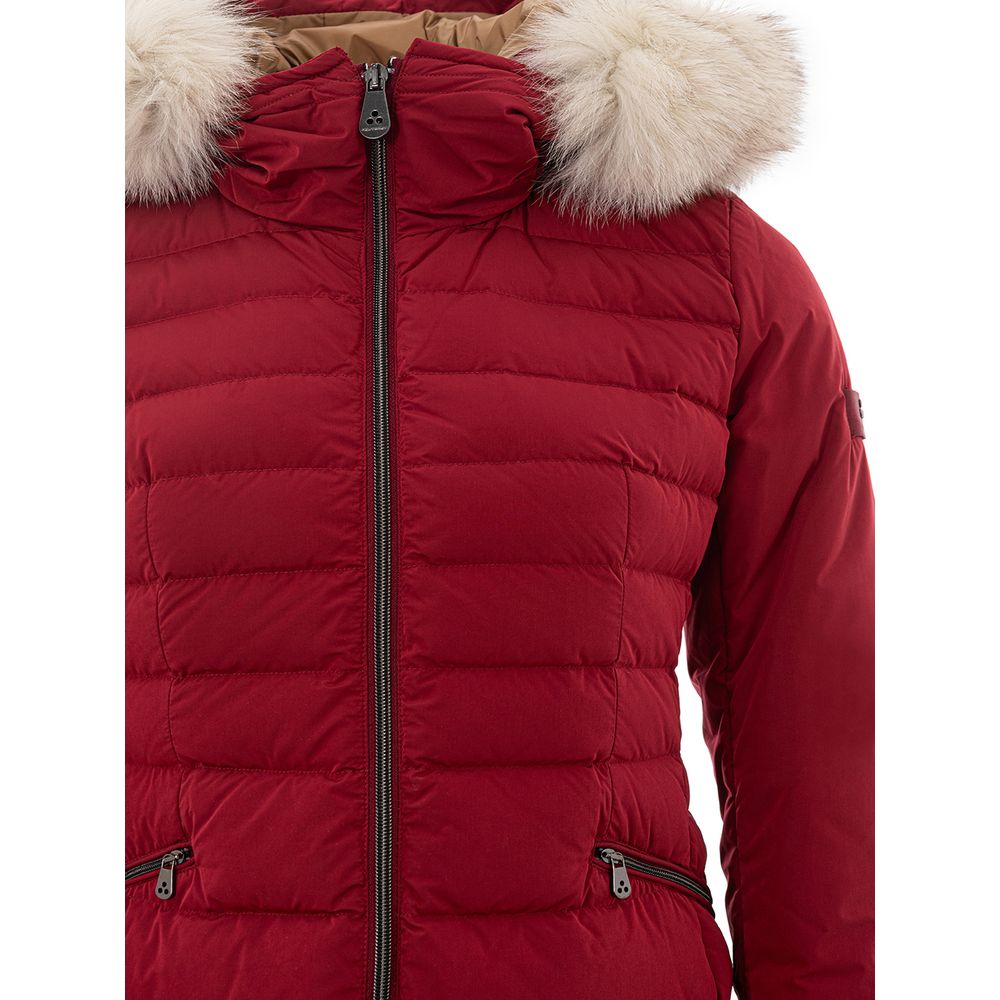 Peuterey Bordeaux Polyester Jackets & Coat - ACCEXO