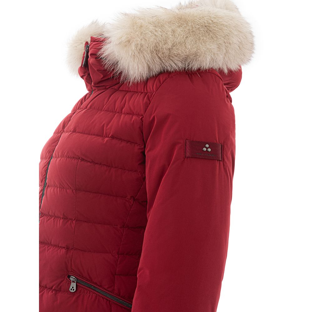 Peuterey Bordeaux Polyester Jackets & Coat - ACCEXO
