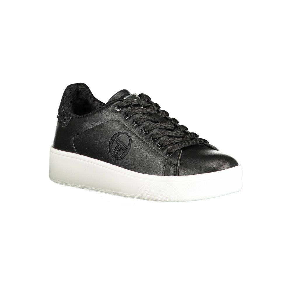 Sergio Tacchini Black Polyester Sneaker - ACCEXO