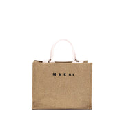 Marni Raffia-effect Tote Bag - ACCEXO