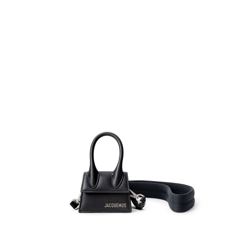 Jacquemus Black Leather Sweatshirt - ACCEXO