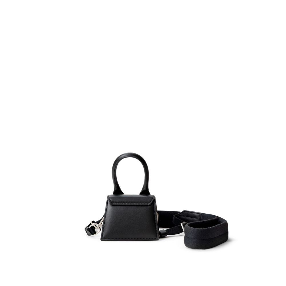 Jacquemus Black Leather Sweatshirt - ACCEXO