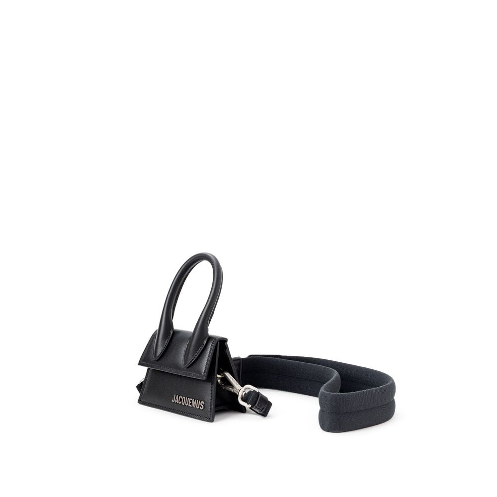Jacquemus Black Leather Sweatshirt - ACCEXO