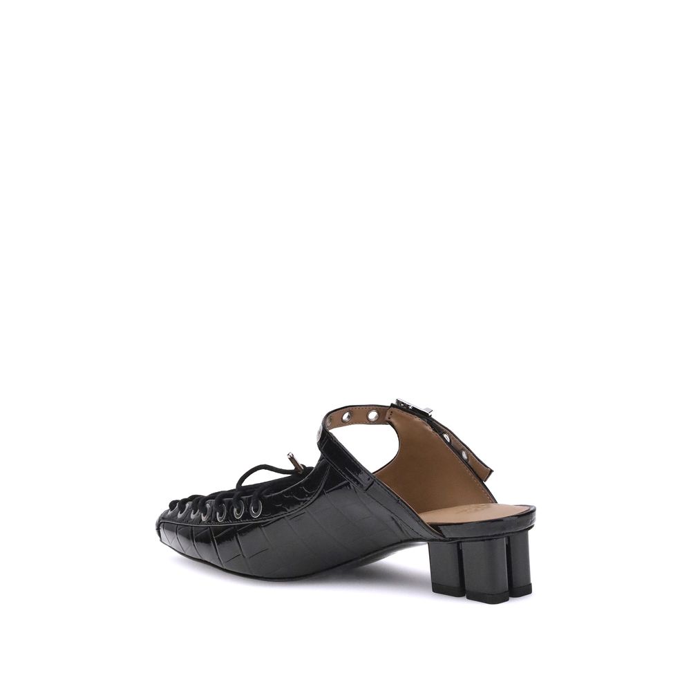 Ganni Oleatex laced Mules - ACCEXO