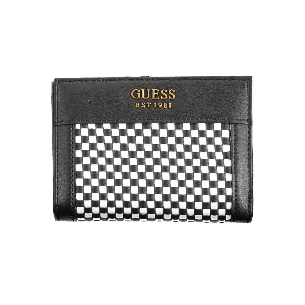Guess Jeans Black Polyethylene Wallet - ACCEXO