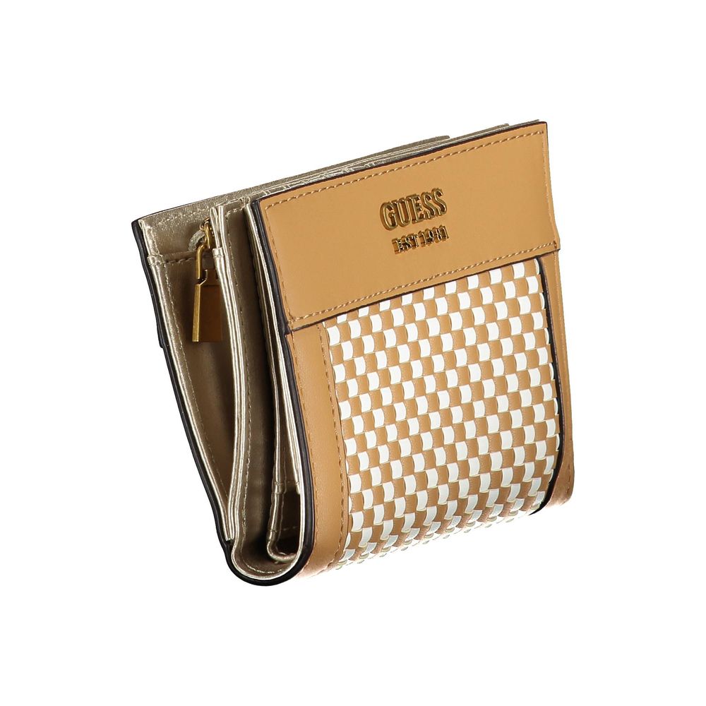 Guess Jeans Brown Polyethylene Wallet - ACCEXO