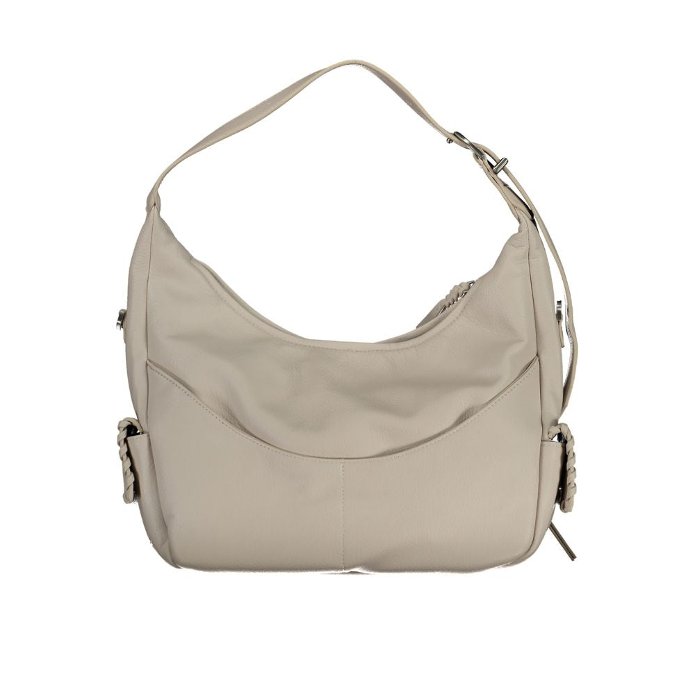 Desigual White Polyethylene Handbag - ACCEXO