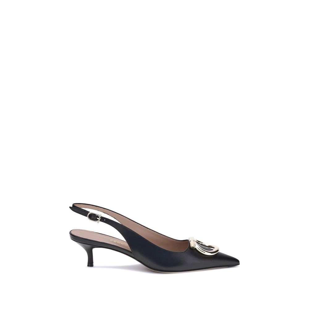 Ferragamo Gancini Slingback Pumps - ACCEXO