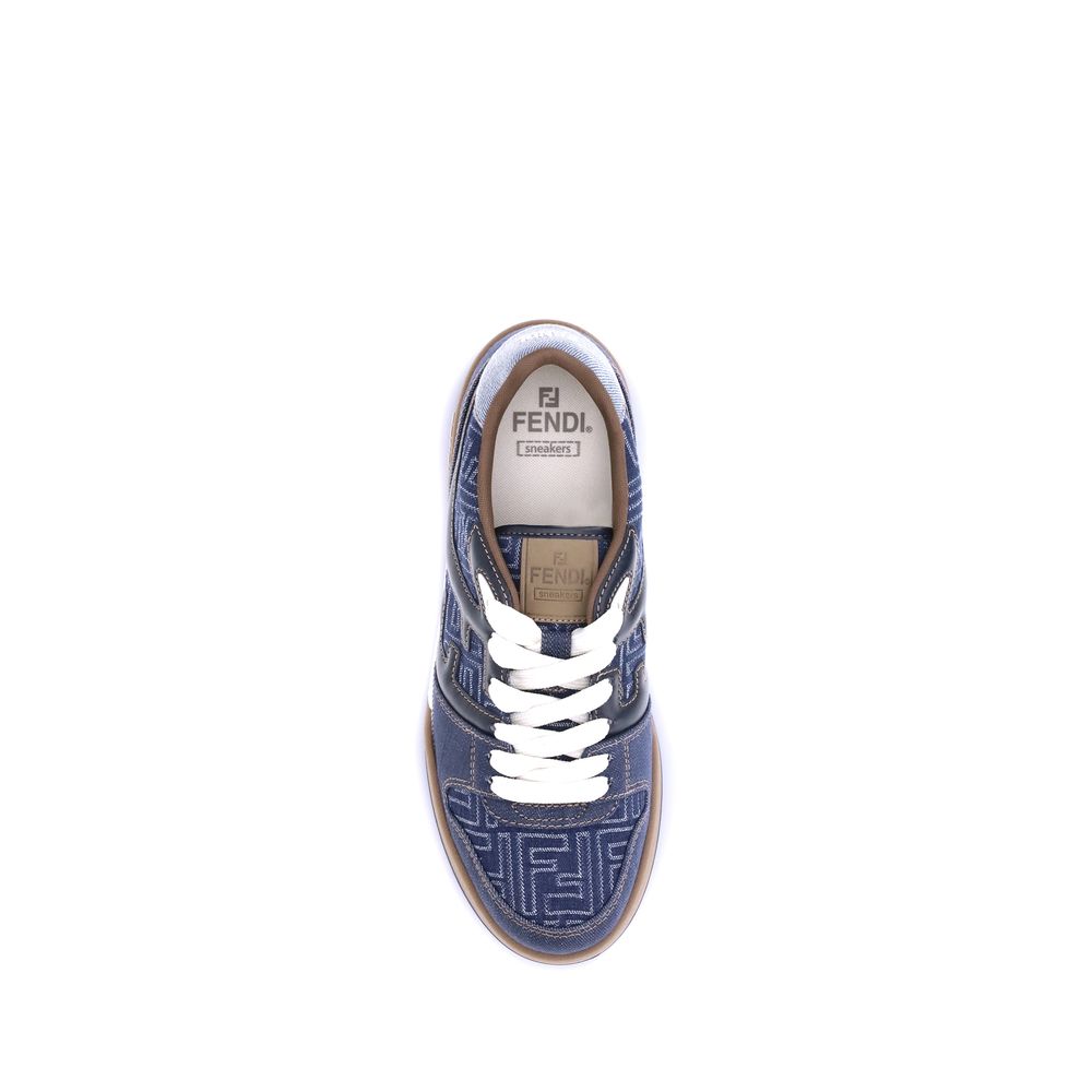 Fendi FF Denim Sneakers - ACCEXO