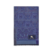 Etro jacquard wool and silk Scarf - ACCEXO