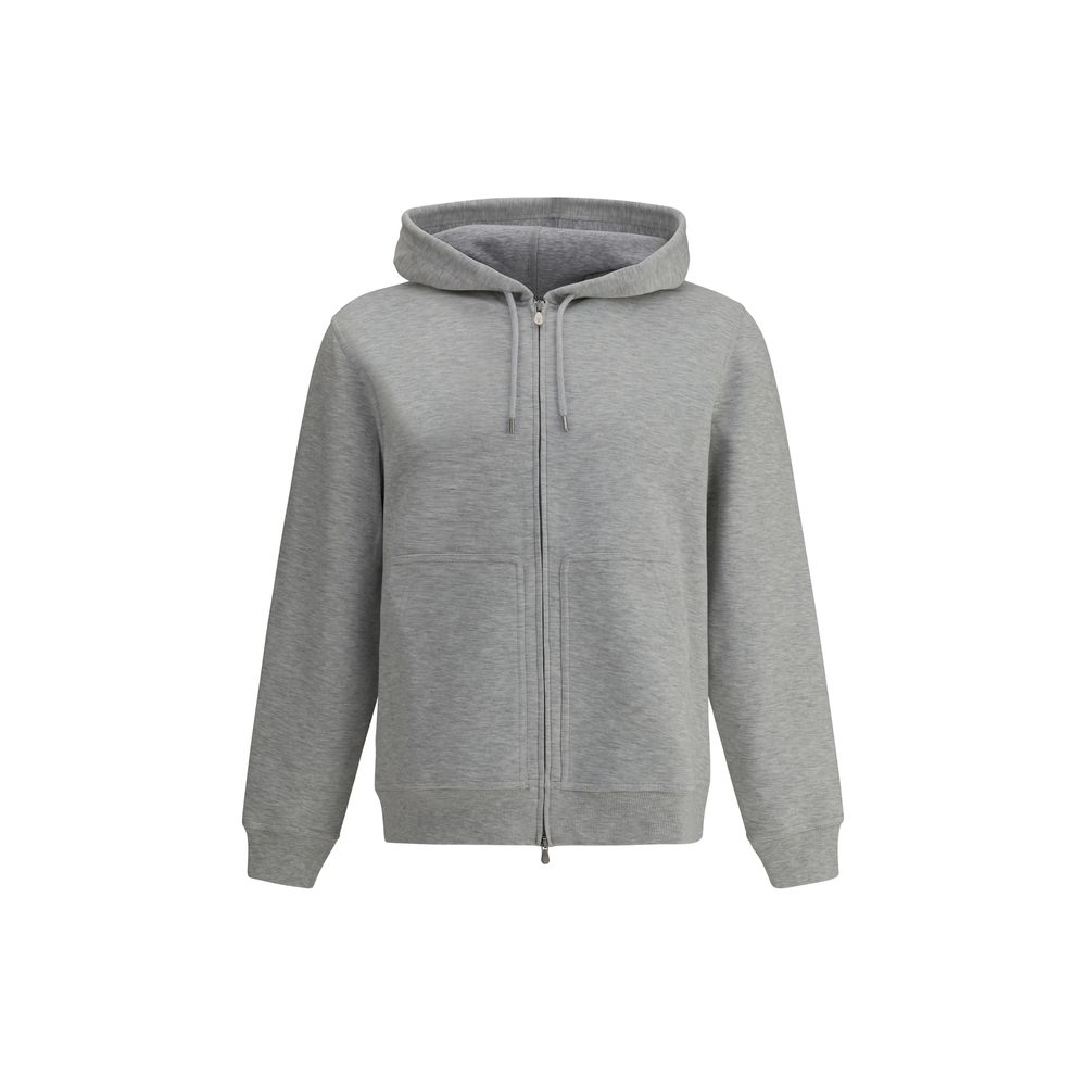 Brunello Cucinelli Monochrome Hoodie - ACCEXO