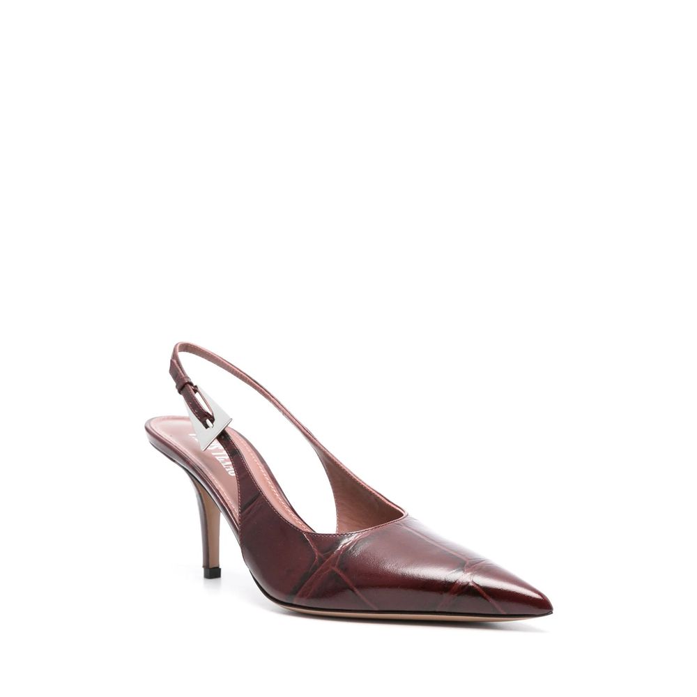 Paris Texas Jessica Leather Slingback Pumps - ACCEXO