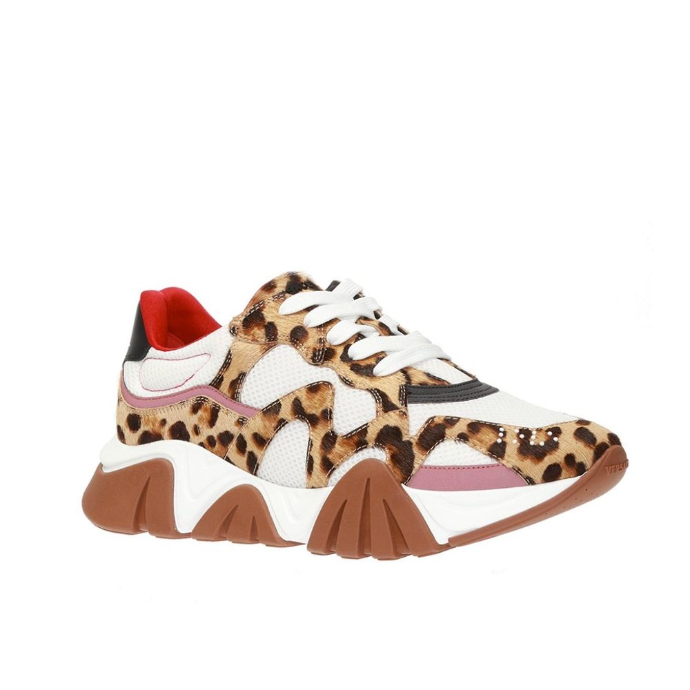 Versace Squalo Leopard Sneakers - ACCEXO