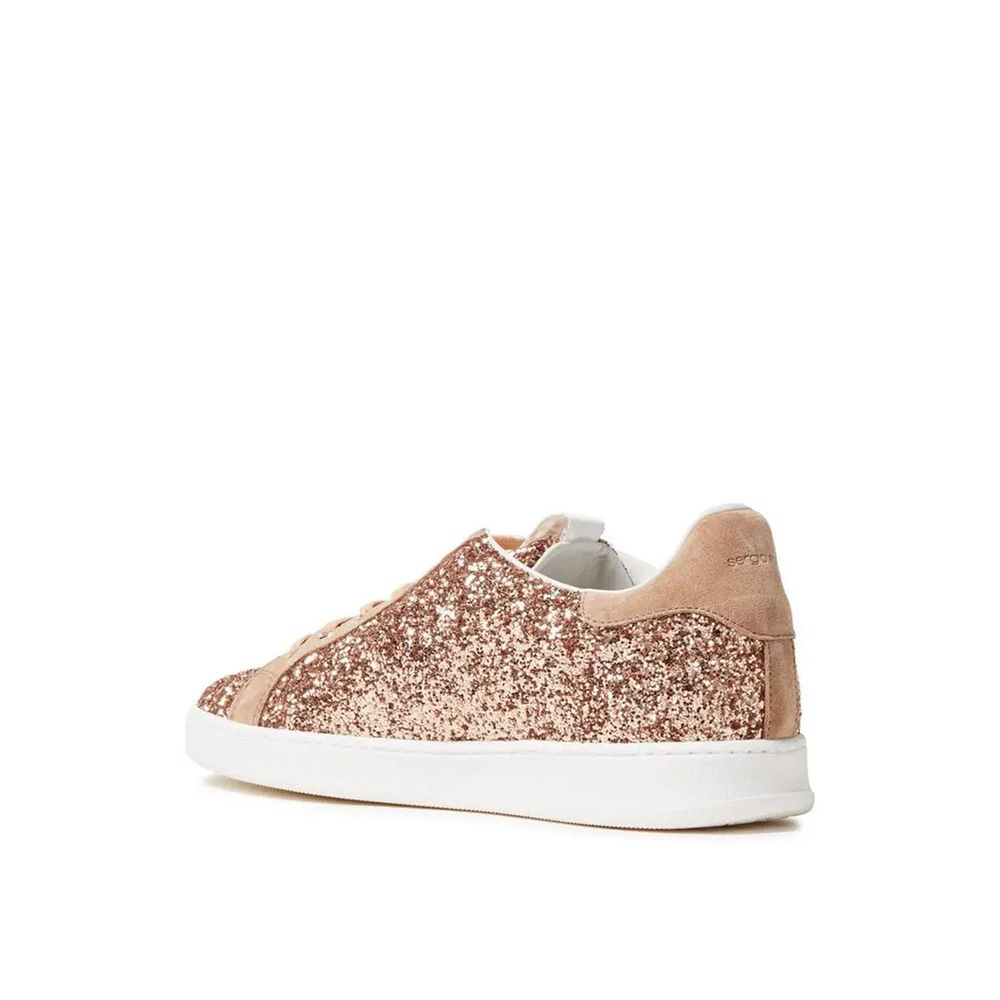 Sergio Rossi Glittered Woven Sneakers - ACCEXO