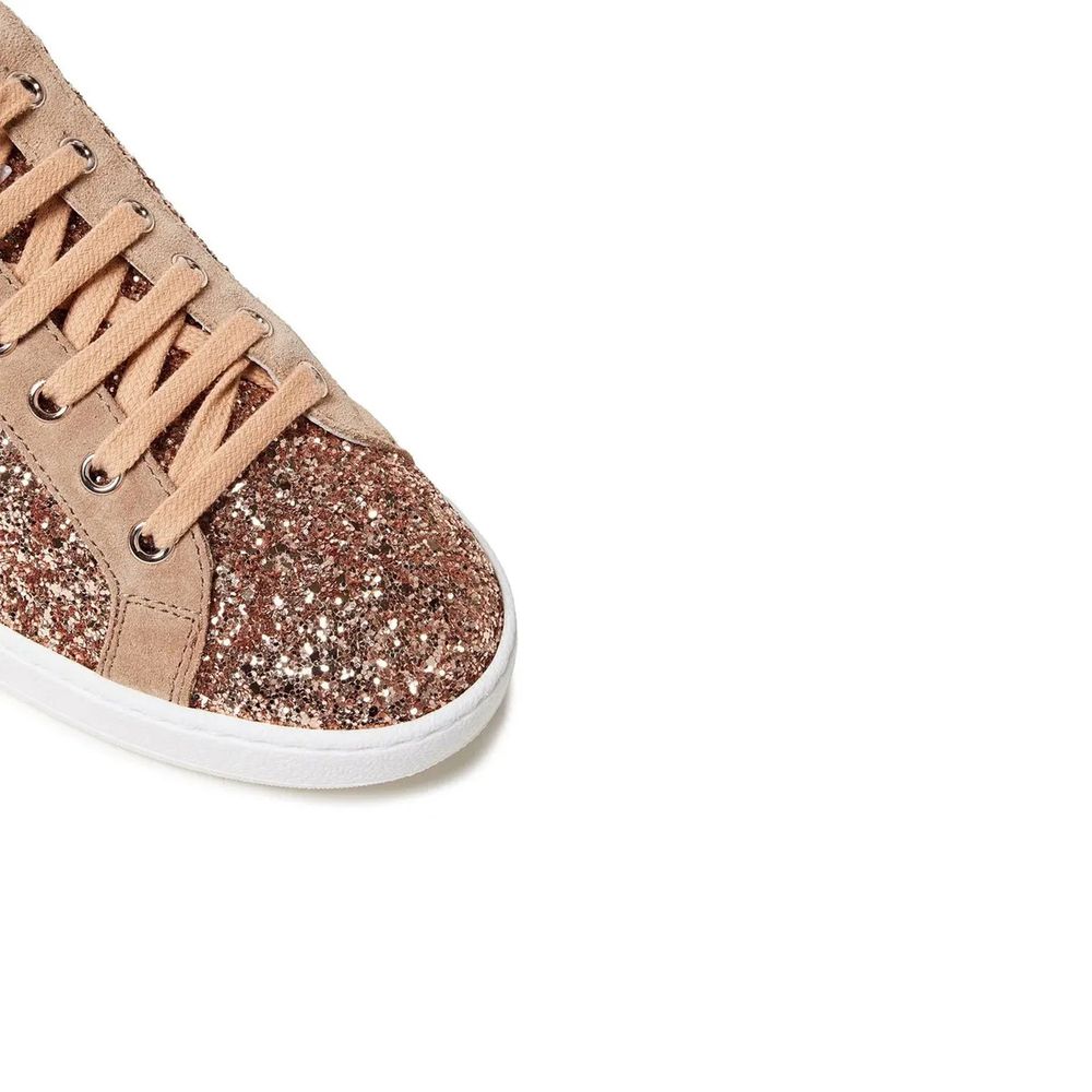 Sergio Rossi Glittered Woven Sneakers - ACCEXO
