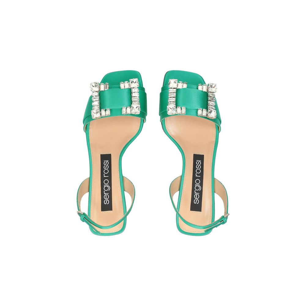 Sergio Rossi SR Twenty 060 Satin Sandals - ACCEXO