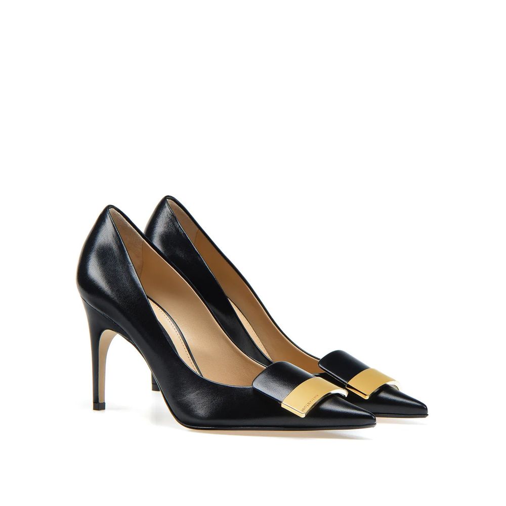 Sergio Rossi SR1 Leather Pumps - ACCEXO