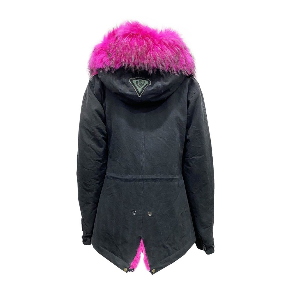 AS65 Canvas Embellished Parka Jacket - ACCEXO