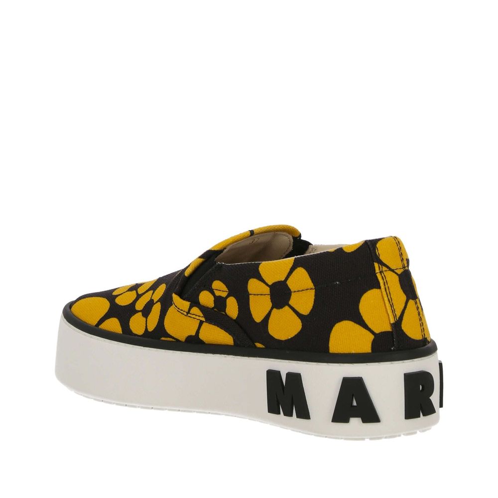 Marni Printed Slip On Sneakers - ACCEXO