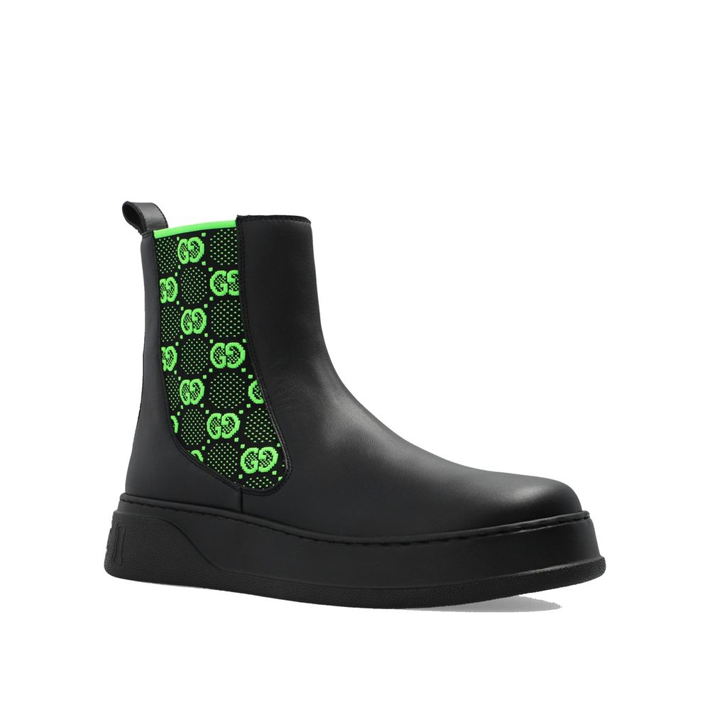 Gucci GG Leather Boots - ACCEXO